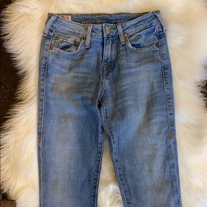 True Religion Emi Flare Jeans Size 26 Mid-Rise